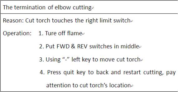 P11 How to do after cutting torch crushes limit swithes.